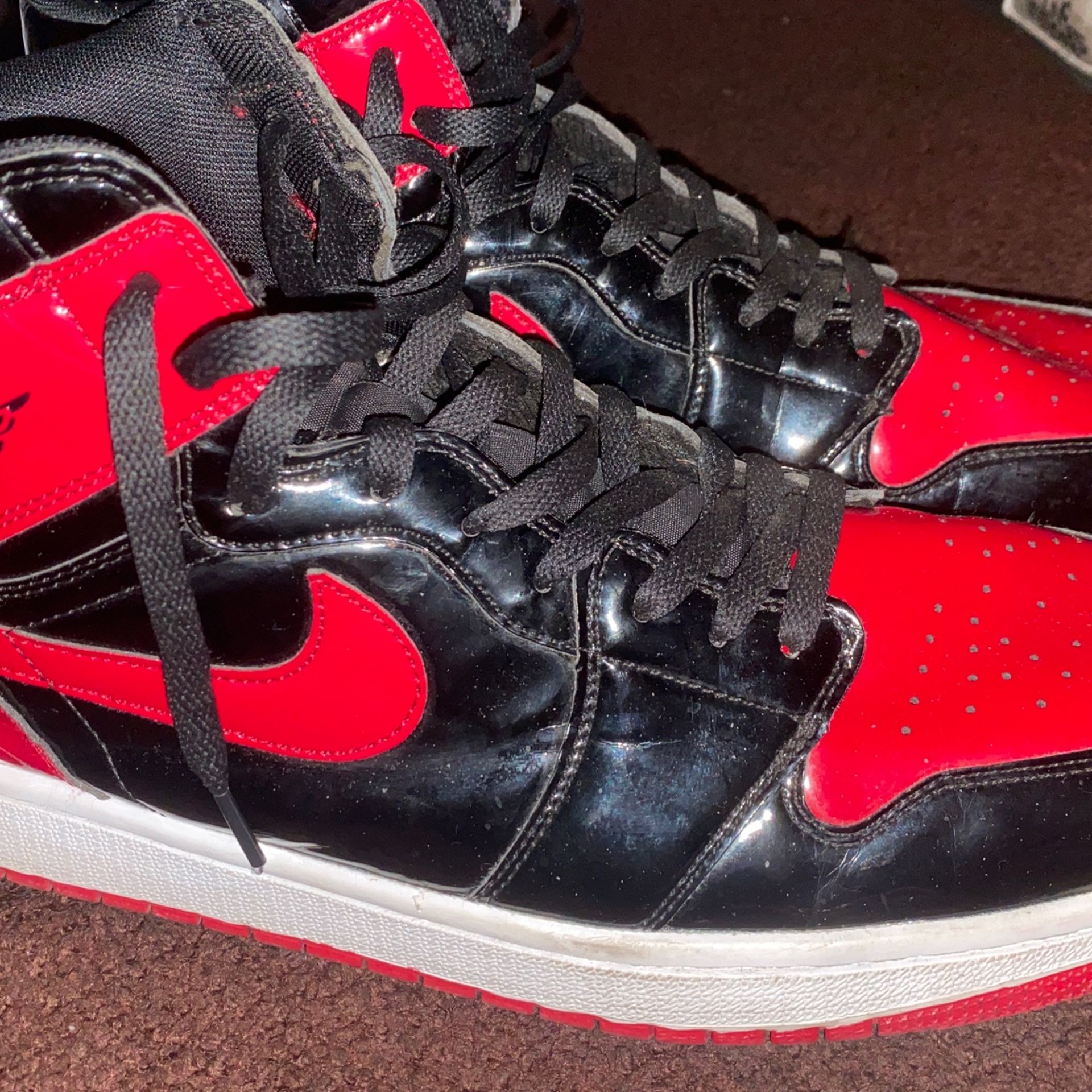 Patent Jordan Bread 1s Size12 for Sale in Windsor Hills, CA - OfferUp