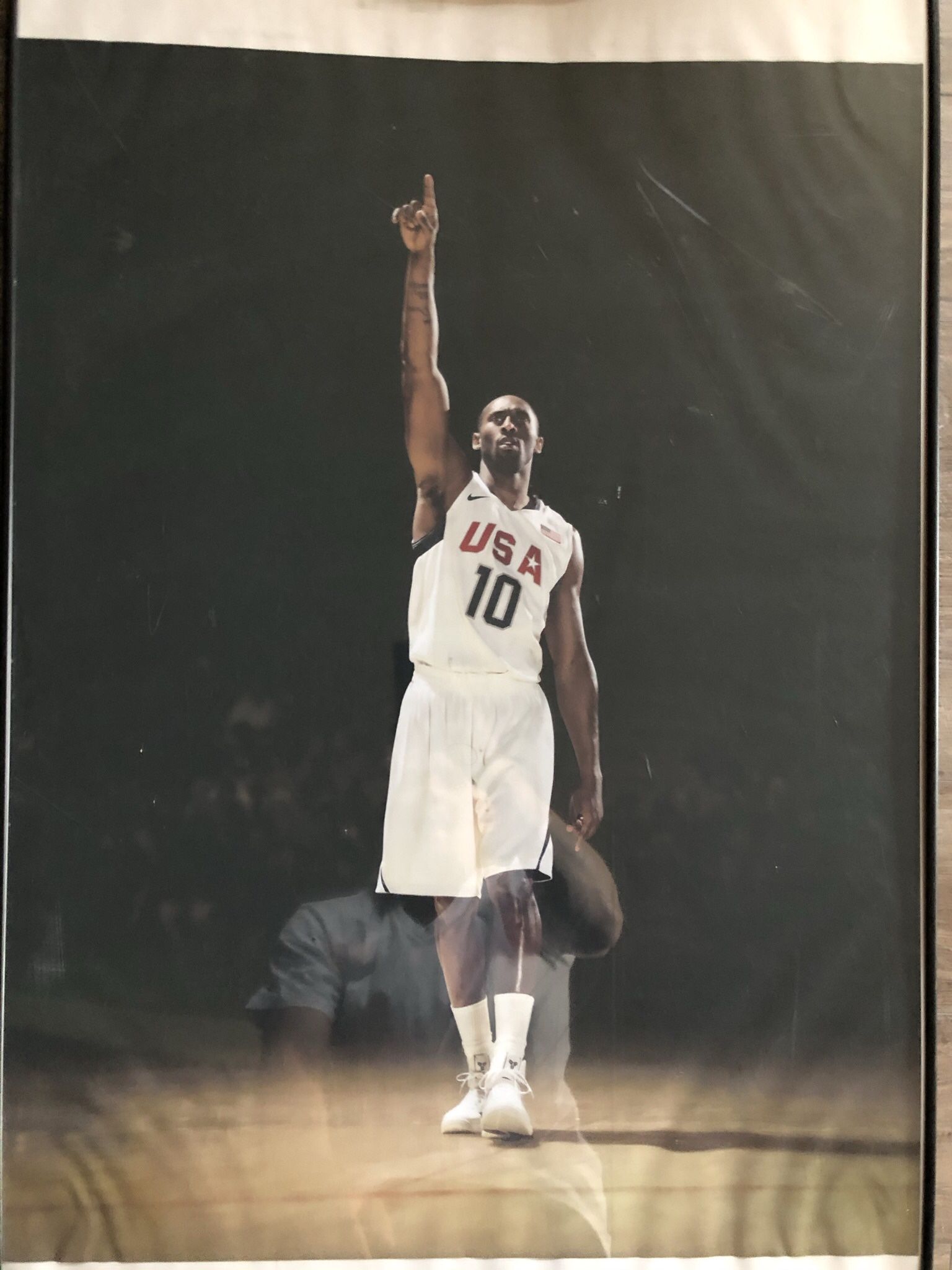 RARE Kobe Bryant USA Canvas with Slam Magazine