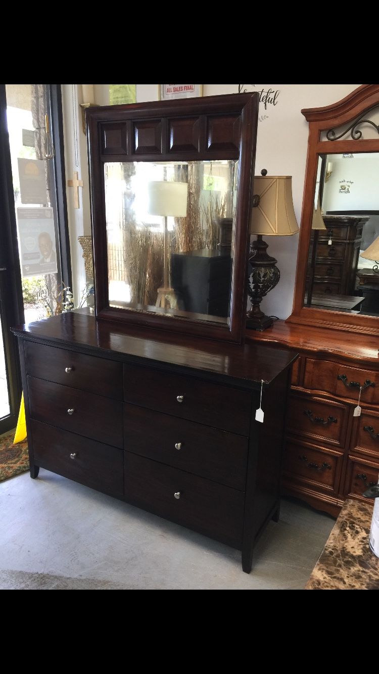 Dresser And Mirror