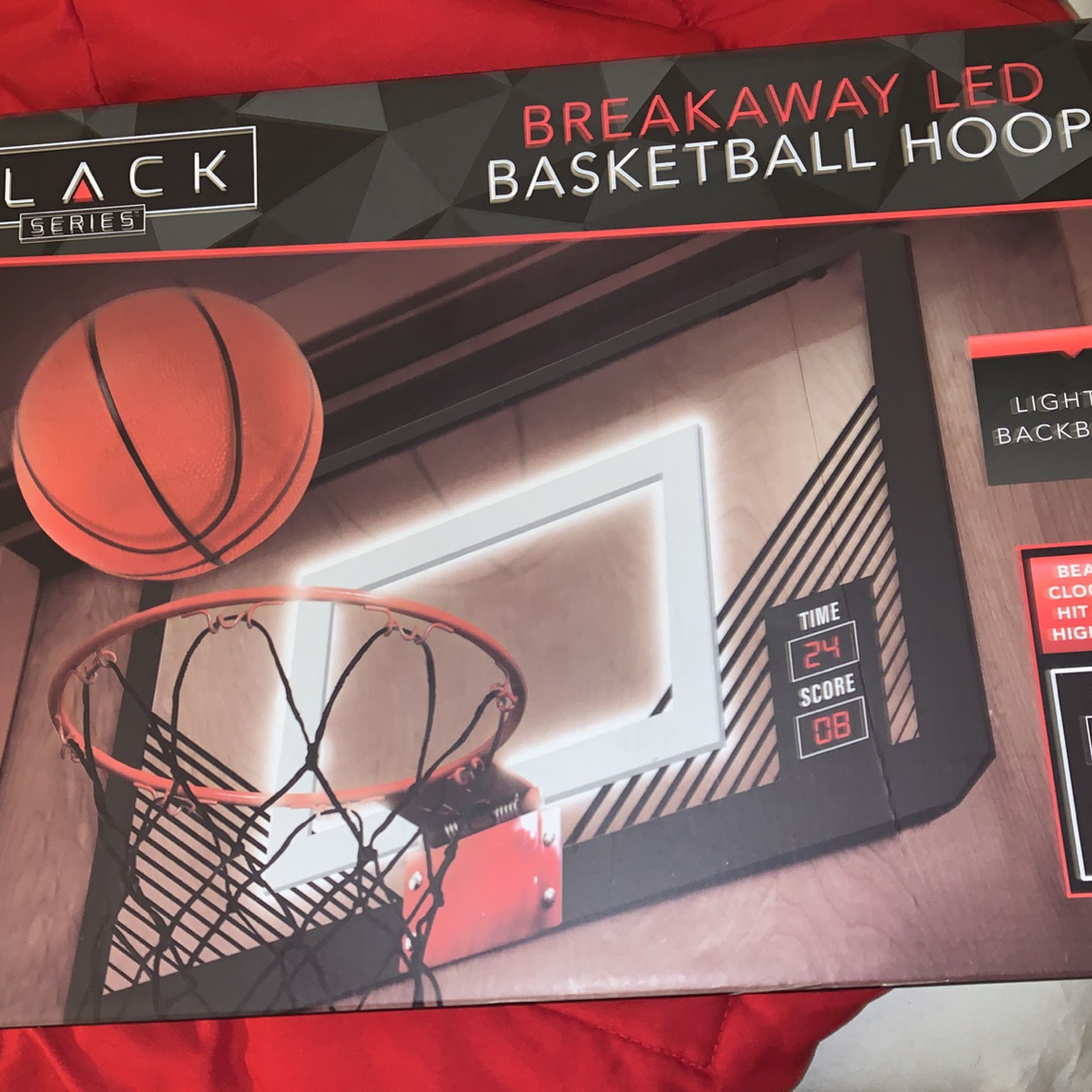 Breakaway LED Basketball Hoop 