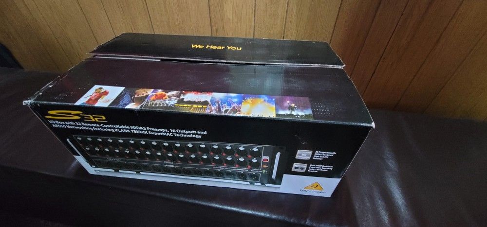 Behringer X32 40-channel Digital Mixer and Behringer S32 32 x 16 Digital Stage Box