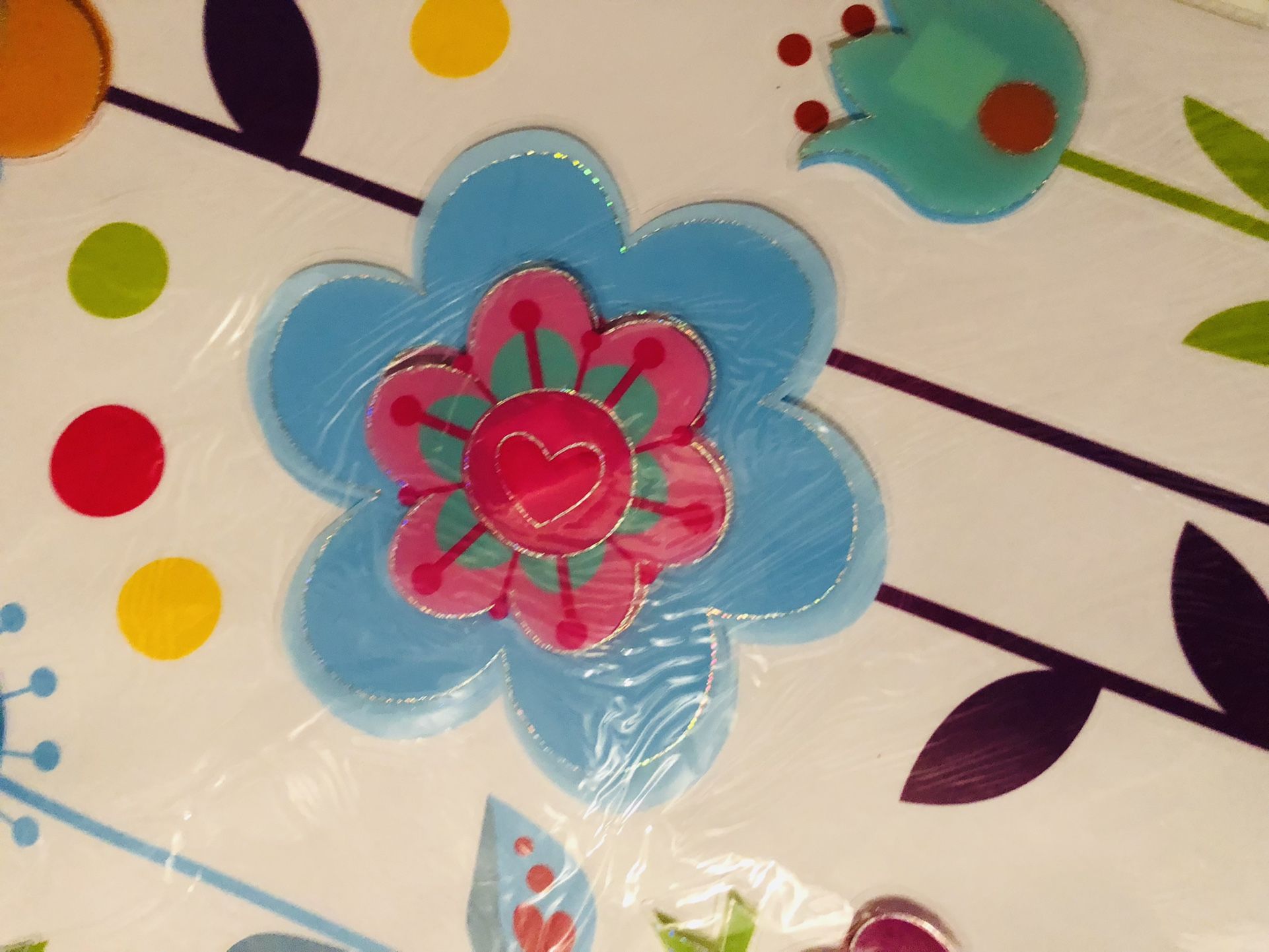 Owl & Flower 3D Wall, Mirror or Window Sticker Absolutely Stunning Some of the Decals Pop out and look realistic 30x20 Inches 2 available listing