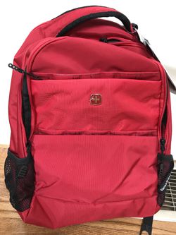 Swiss gear gray 15” laptop backpack (Red and Gray) Thumbnail