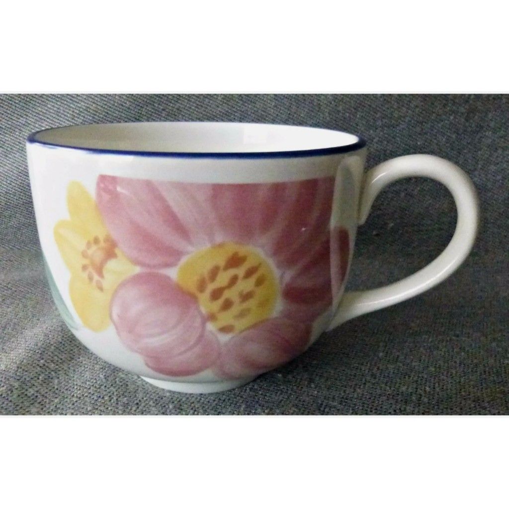 Big Coffee/Tea/Soup Cup/Mug Floral Made in England