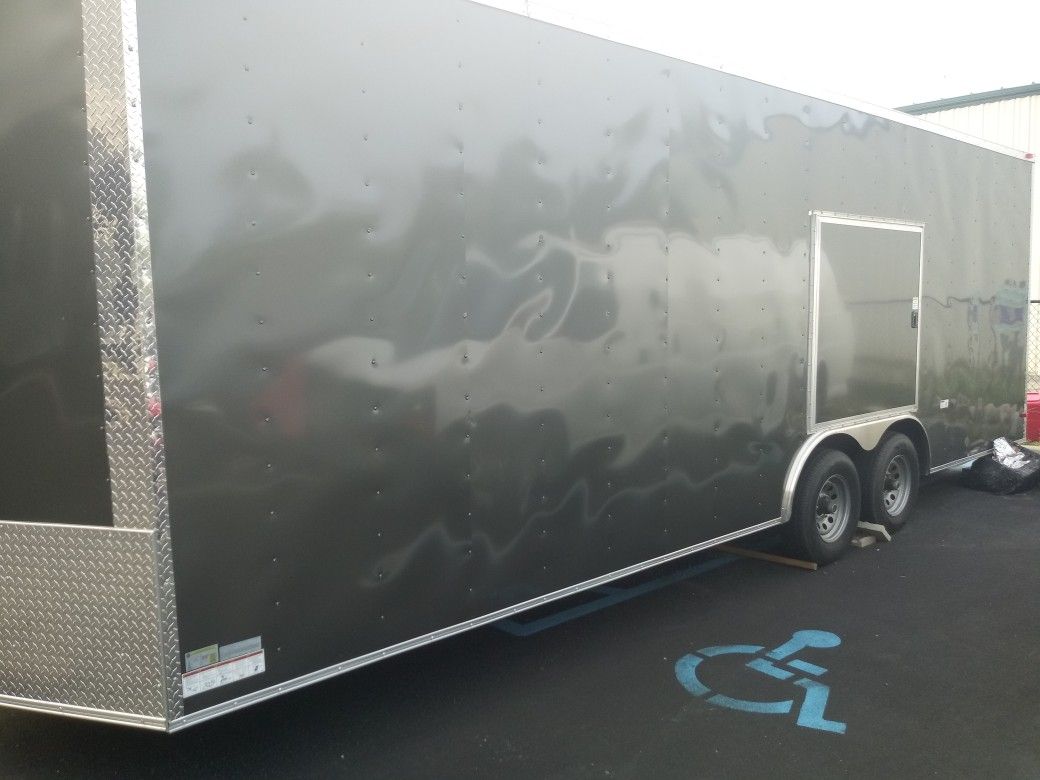 VNOSE ENCLOSED TRAILERS NEW 20FT 24FT 28FT 32FT RACE CAR
