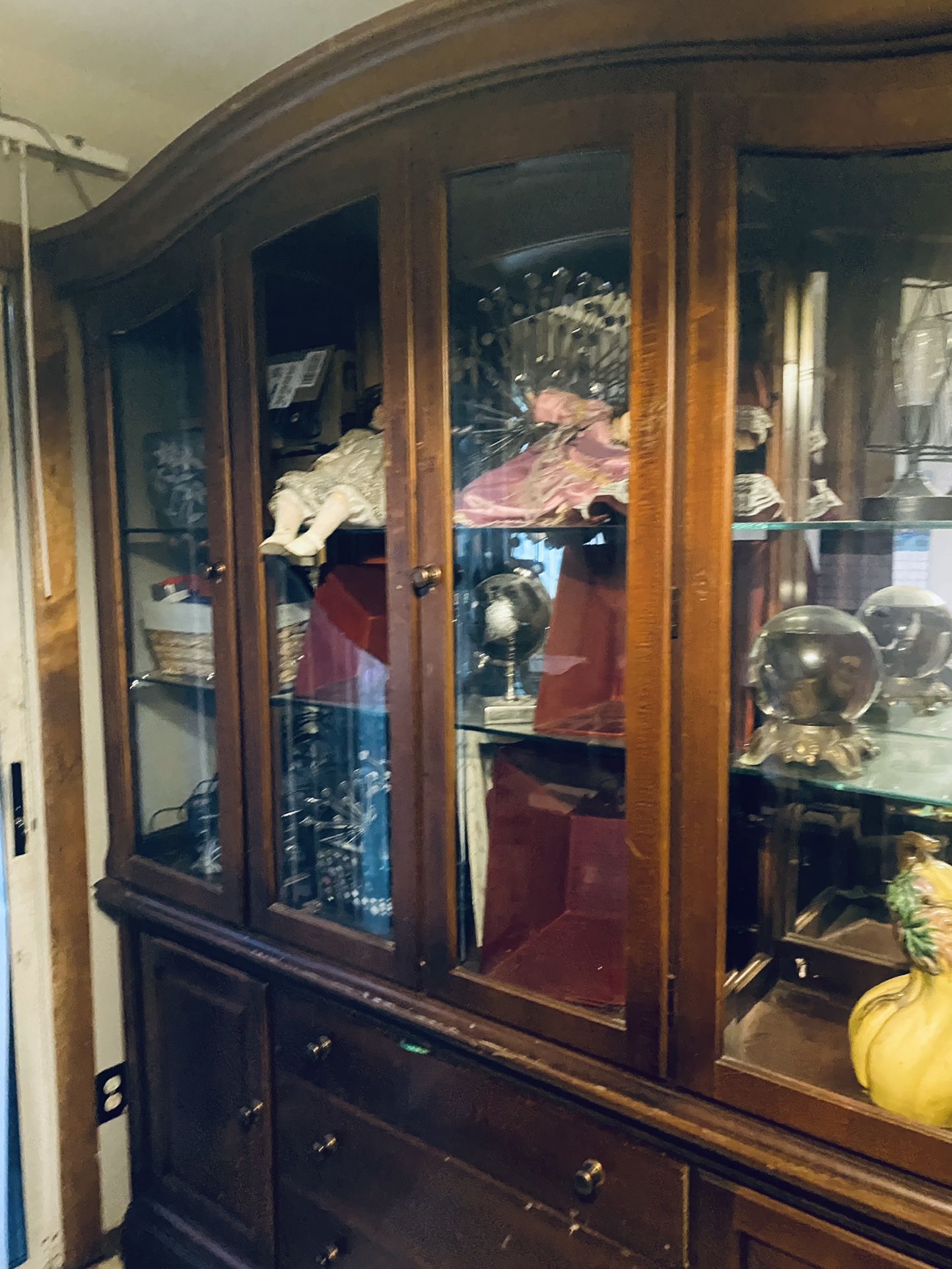 FREE China Cabinet - Moving And Can’t Take With Me