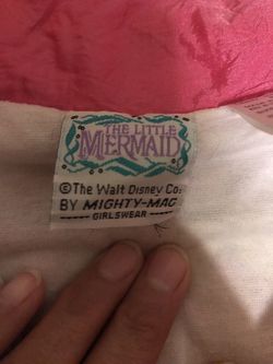 Vintage little mermaid Windbreaker Jacket 3T  Thumbnail
