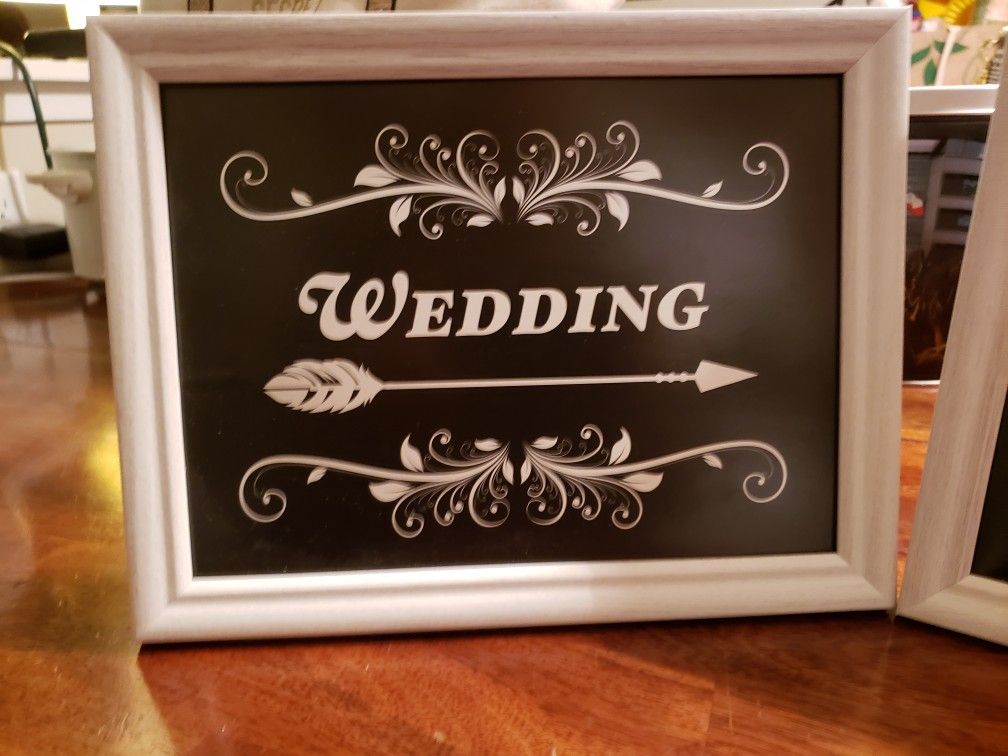 Wedding signs