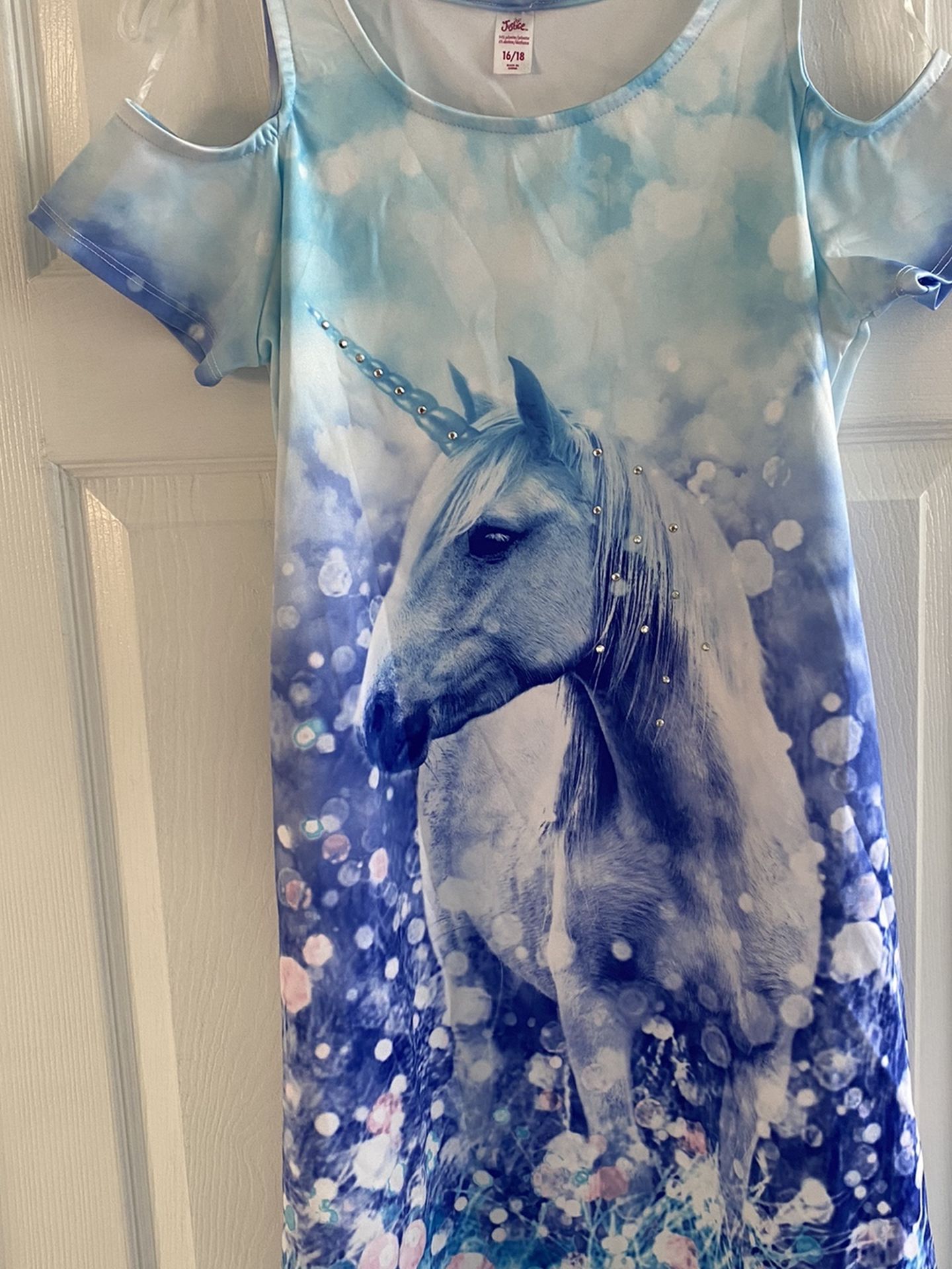 Justice Unicorn Dress Size 16 to 18 T