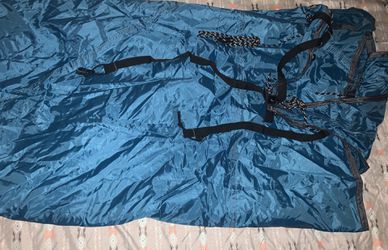 Tent Flyscreen/Windscreen Blue With Clips Thumbnail