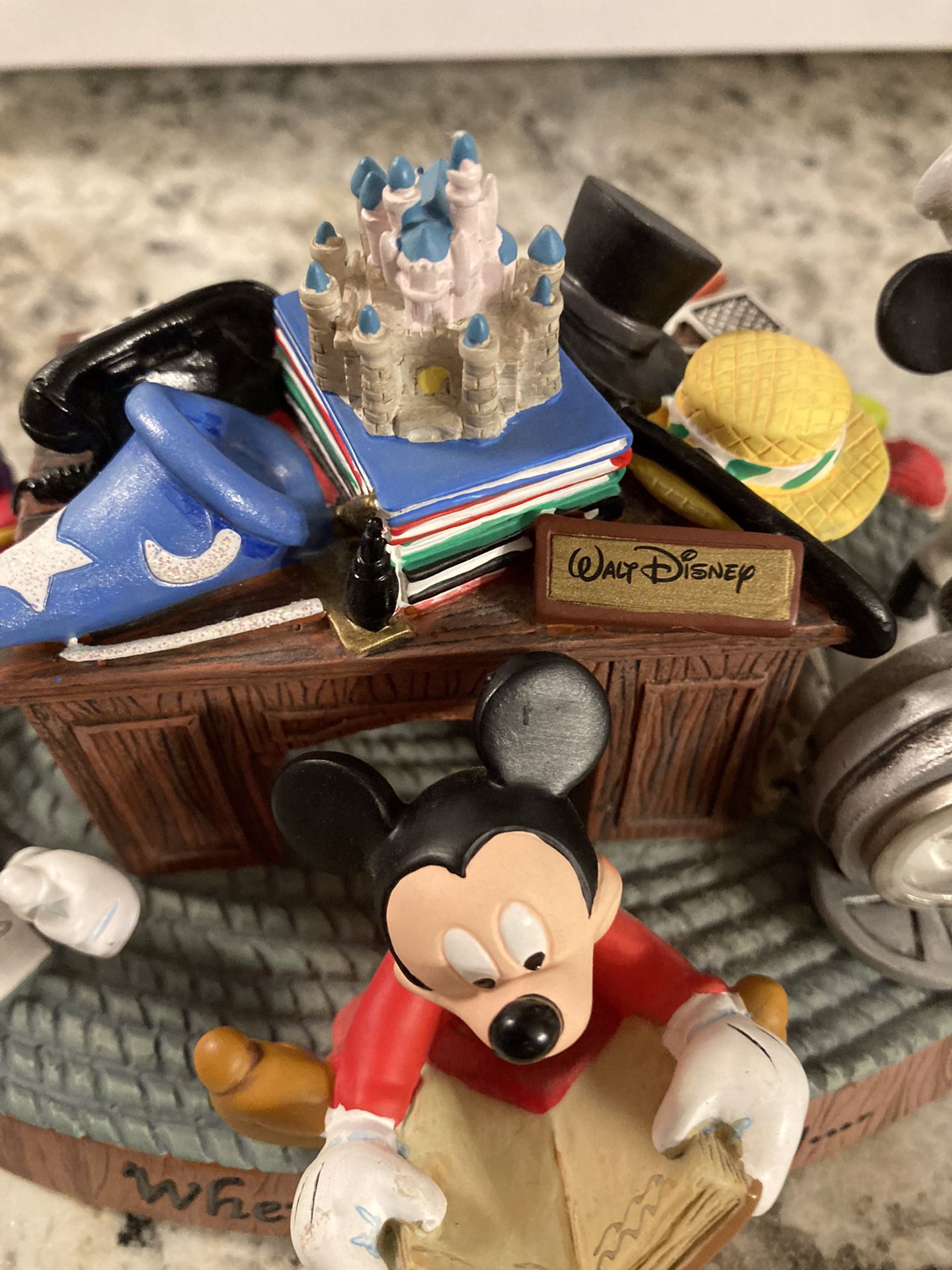 Disney When Walt’s Away…. Desk Clock