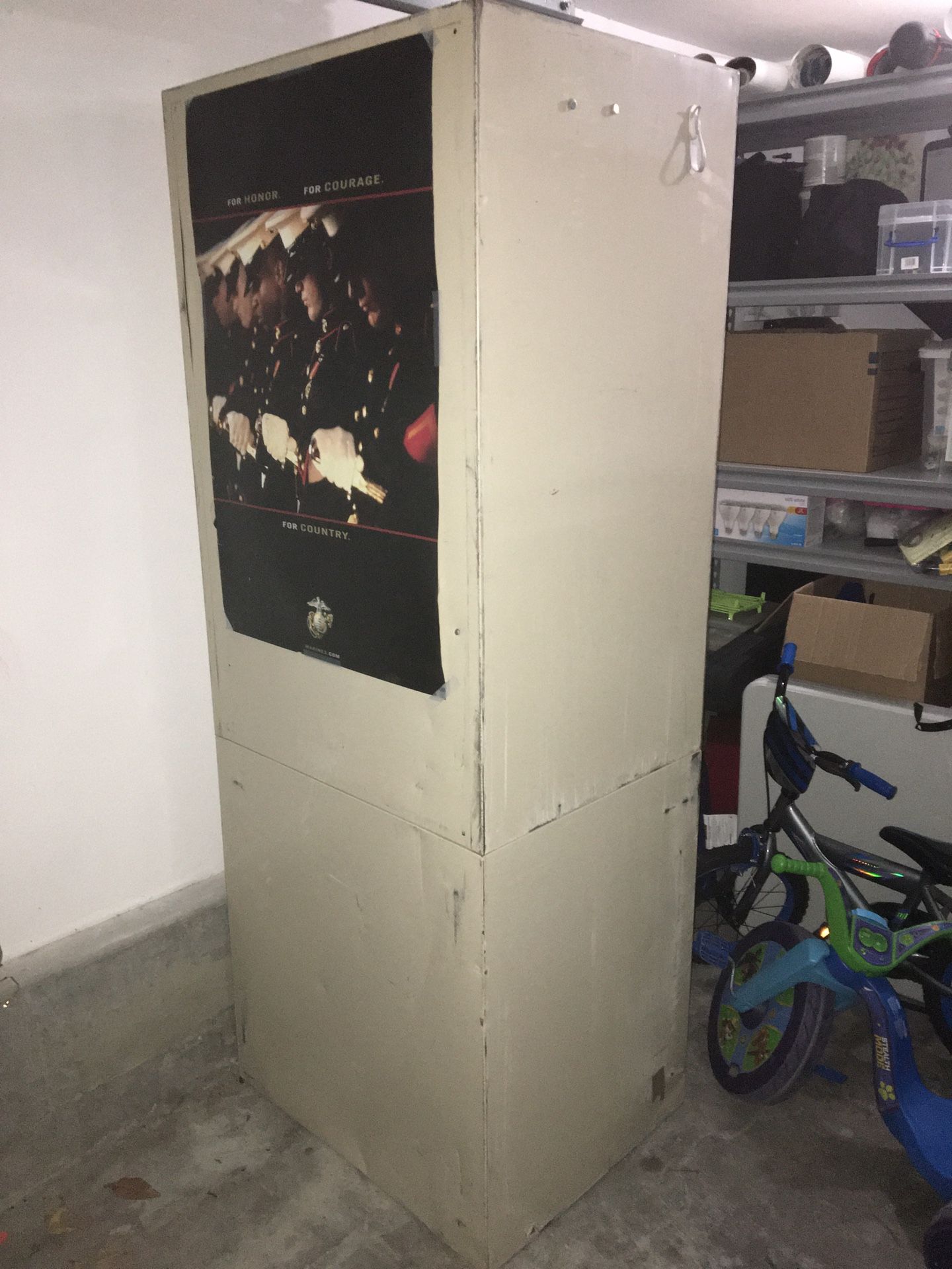 $100 OBO, Wall locker/Storage Cabinet/Military Furniture