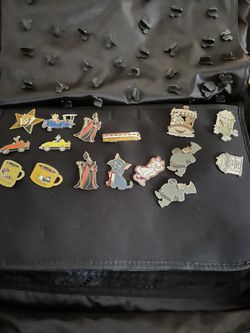Disney Parks Pin Trading Bag And Pins Thumbnail