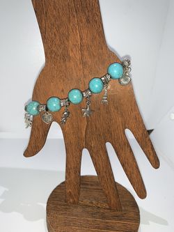 Turquoise Charm Bracelet  Thumbnail
