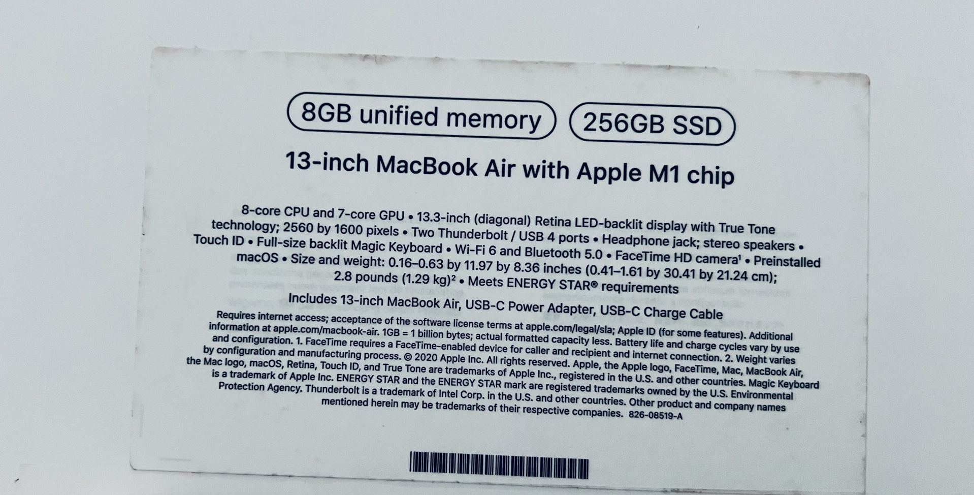 13-inch MacBook Air With Apple M1 Chip