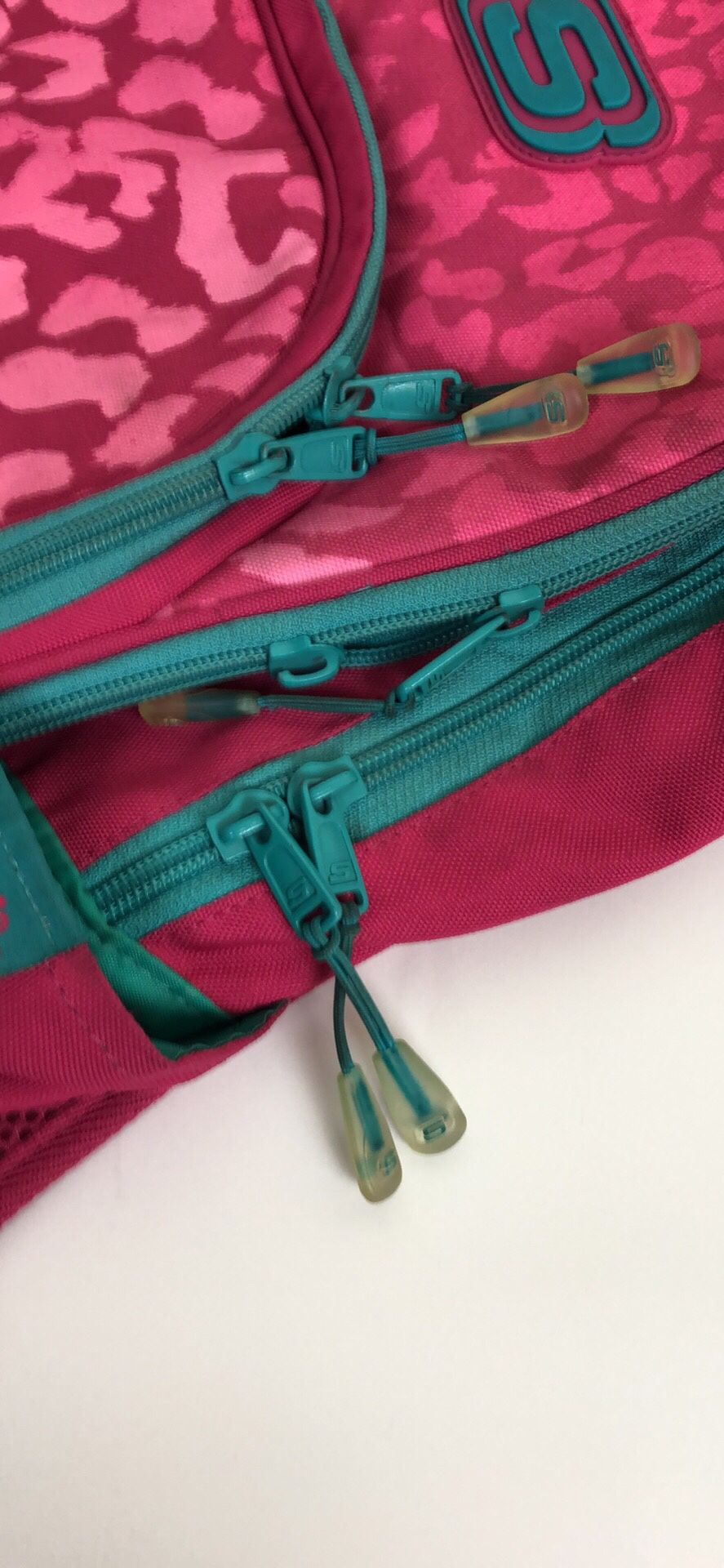 Skechers Backpack Pink / Green Trim&Inside