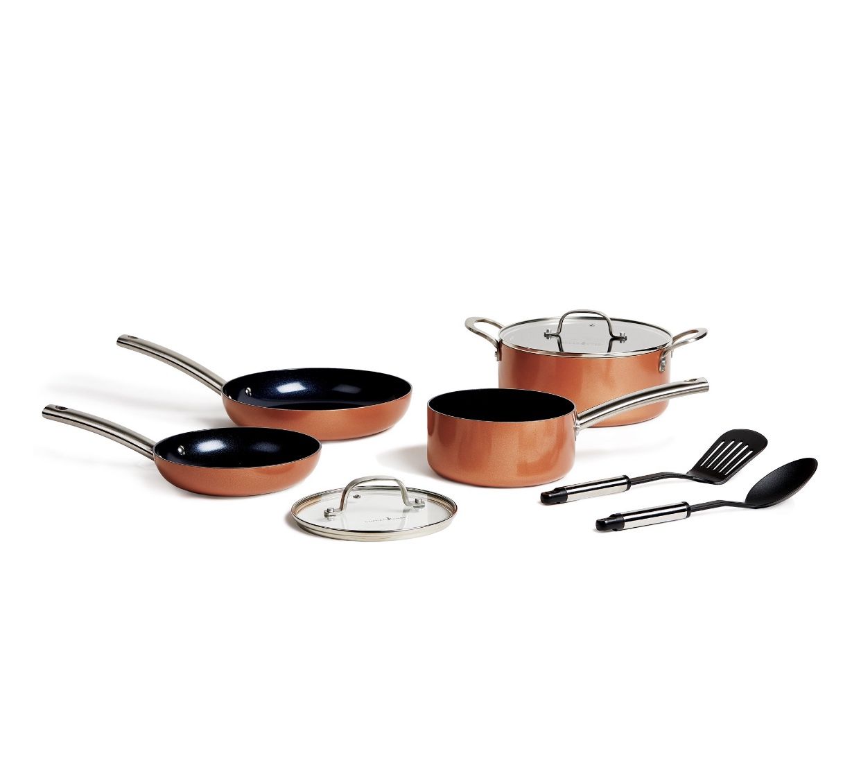 Copper Chef Black Diamond 8pc set