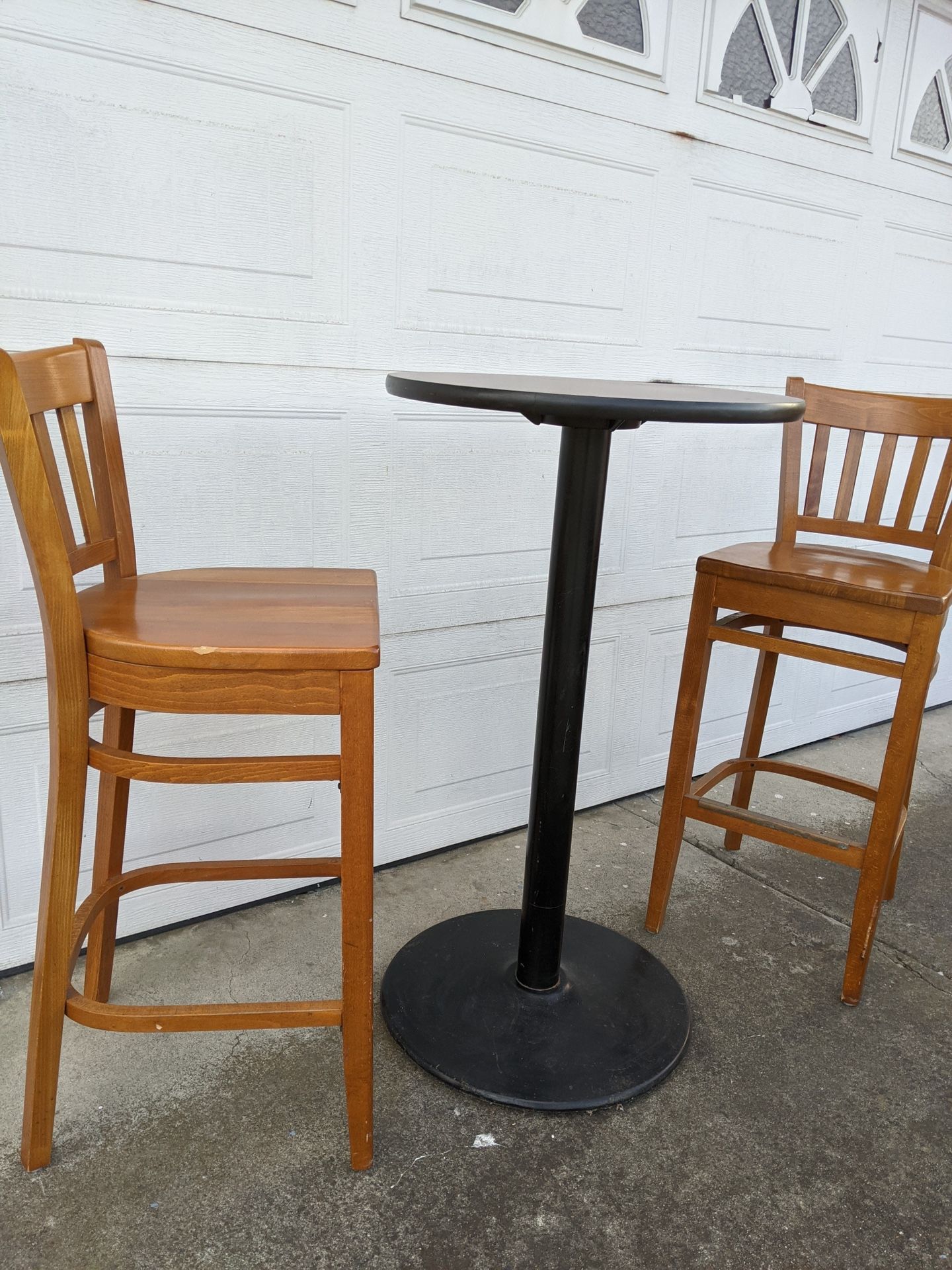 Bar Height Patio/Cafe/Restaurant Tables For 2 (2 Sets)