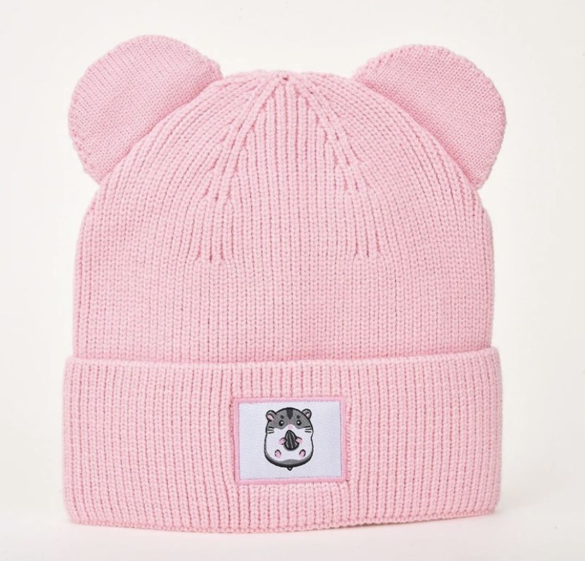Knit Hat Winter Hat With Ears Disney