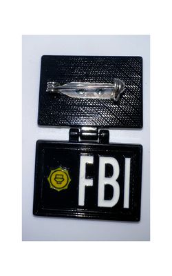 FBI The X files Simpson Funny Pin Brooch New Thumbnail
