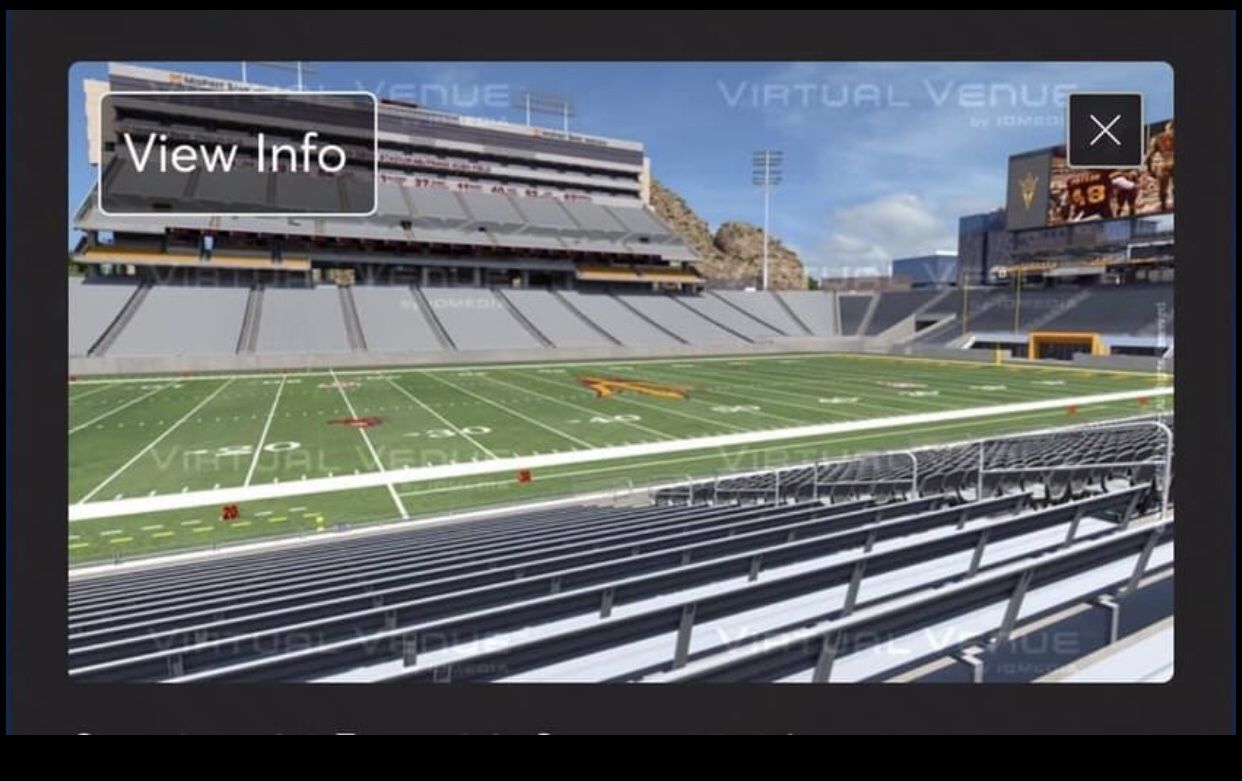ASU vs Washington State -4 Tickets Sec 31 Row 18(1-4)