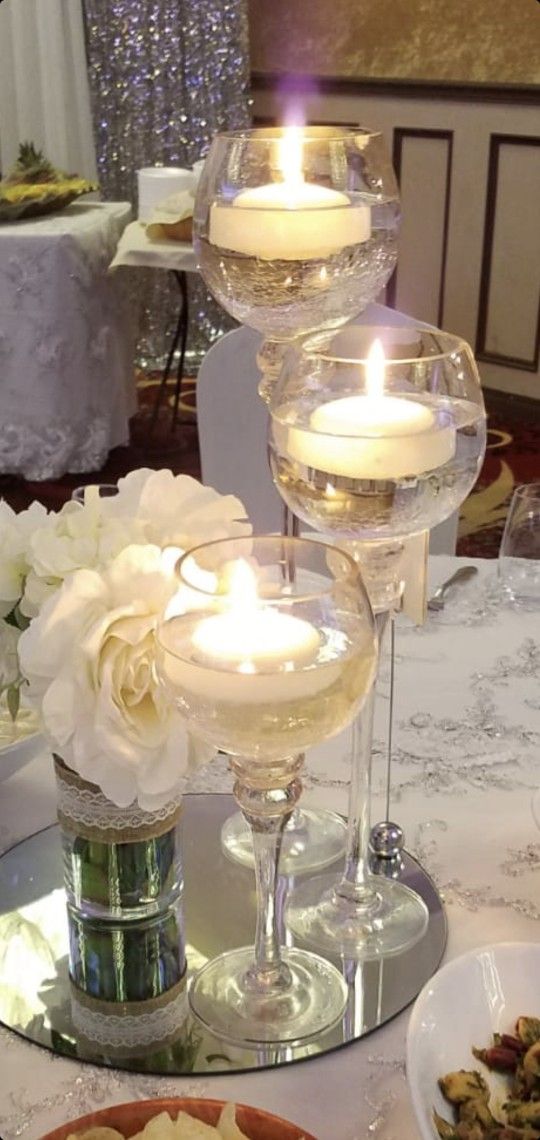Centerpieces 3 Piece Each Set