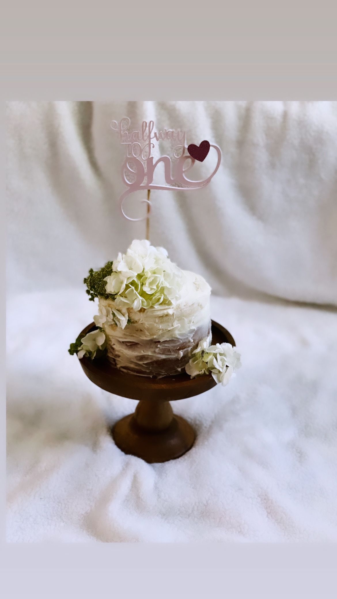 Cake Topper Half Birthday