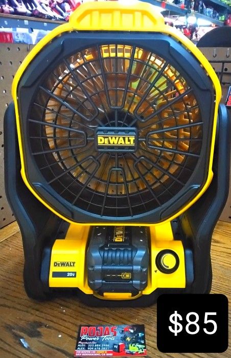 DEWALT 20V MAX CORDLESS AND CORDED 11IN JOBSITE FAN ( TOOL-ONLY)