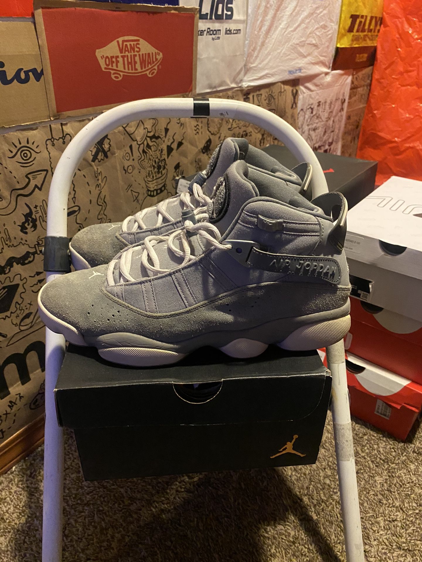 Jordan Cool Grey 6 Rings
