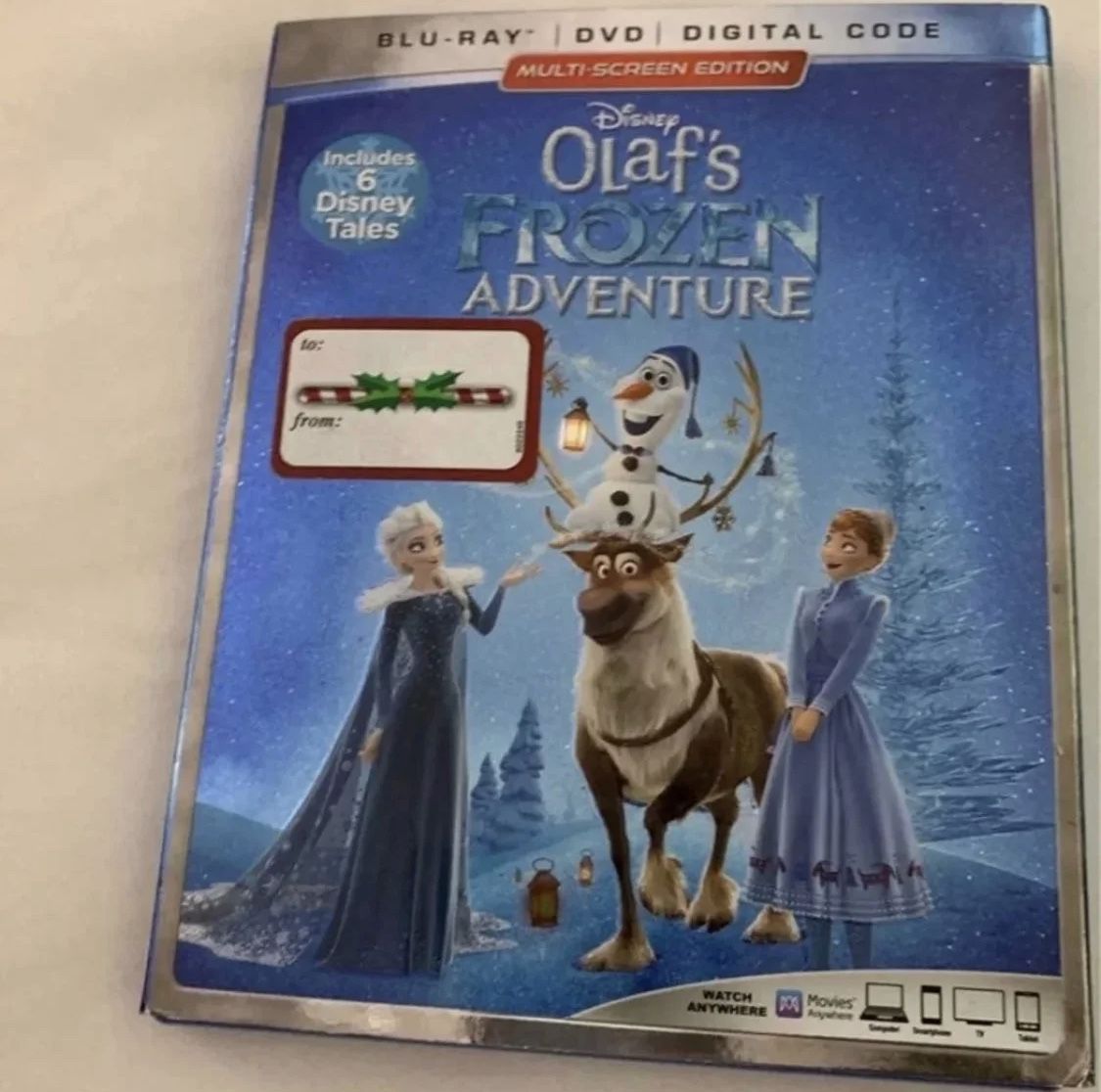 BRAND NEW Disney Olafs frozen adventure blueray and dvd