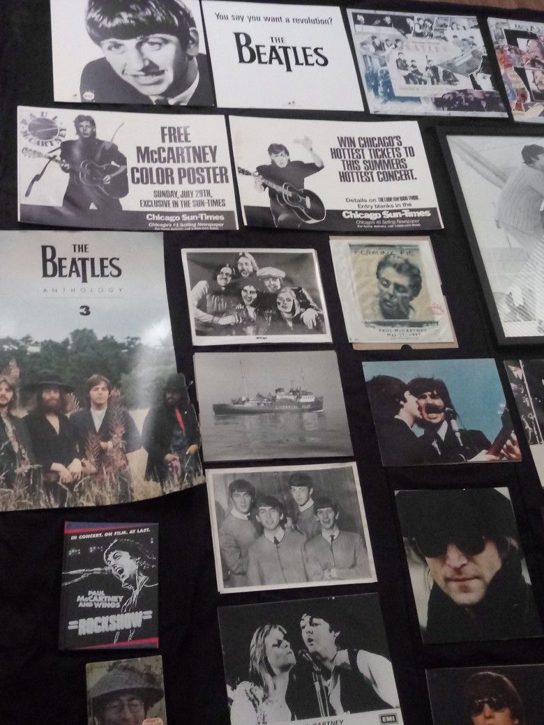 Vintage Beatles Photos Advertising Items And Much More Found In A Storage Unit