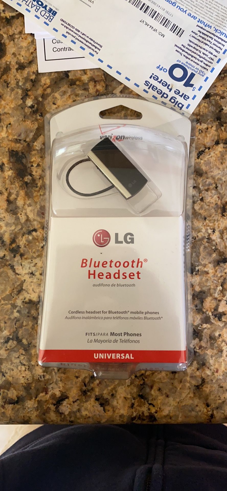 LG Bluetooth headset