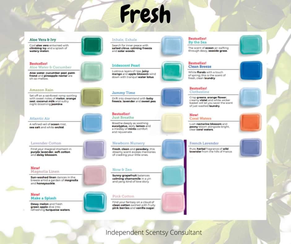 Scentsy Spring/ Summer Scent Bars