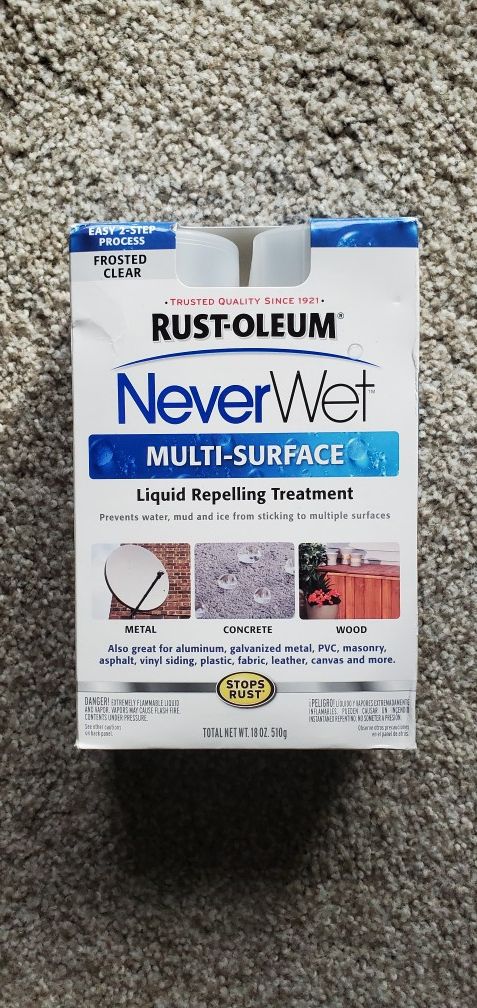 Rust Oleum Never Wet Waterproof Spray