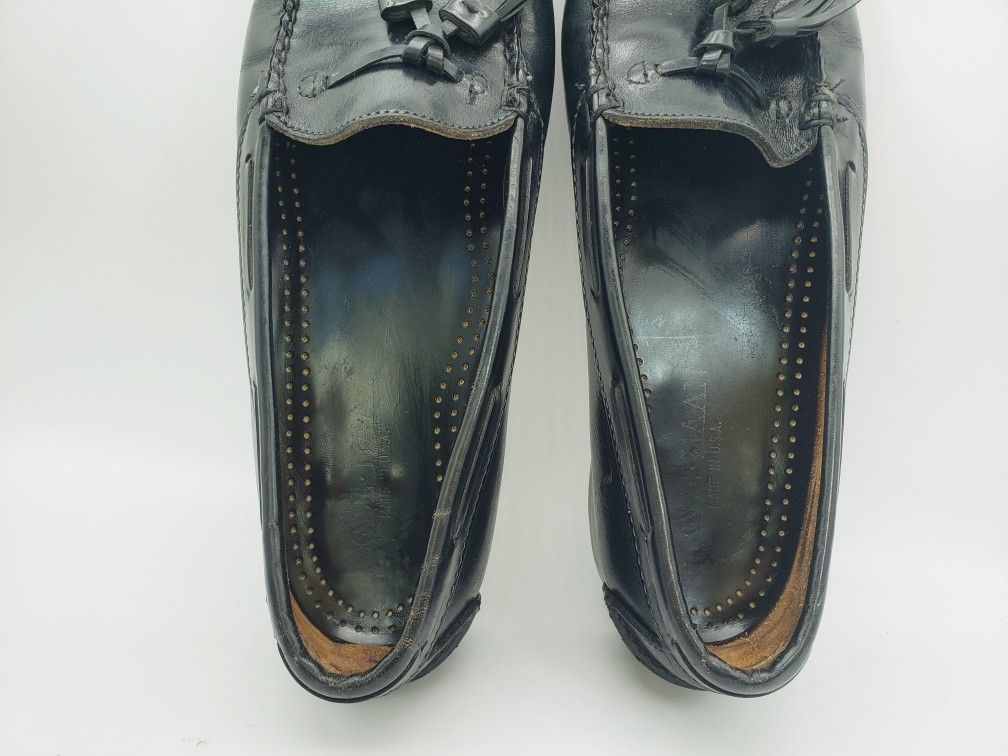 Cole Haan Men's Black Tassel Loafers Dress Shoes Slip On Oxfords Size 11.5 C