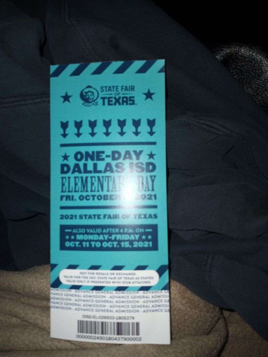 State Fair Tickets For Elementary