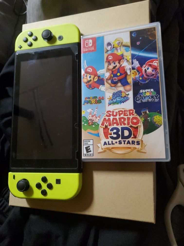 Nintendo Switch Original With Yellow Joy Cons