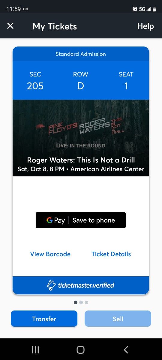 2 Roger Waters Dallas Tx Tickets