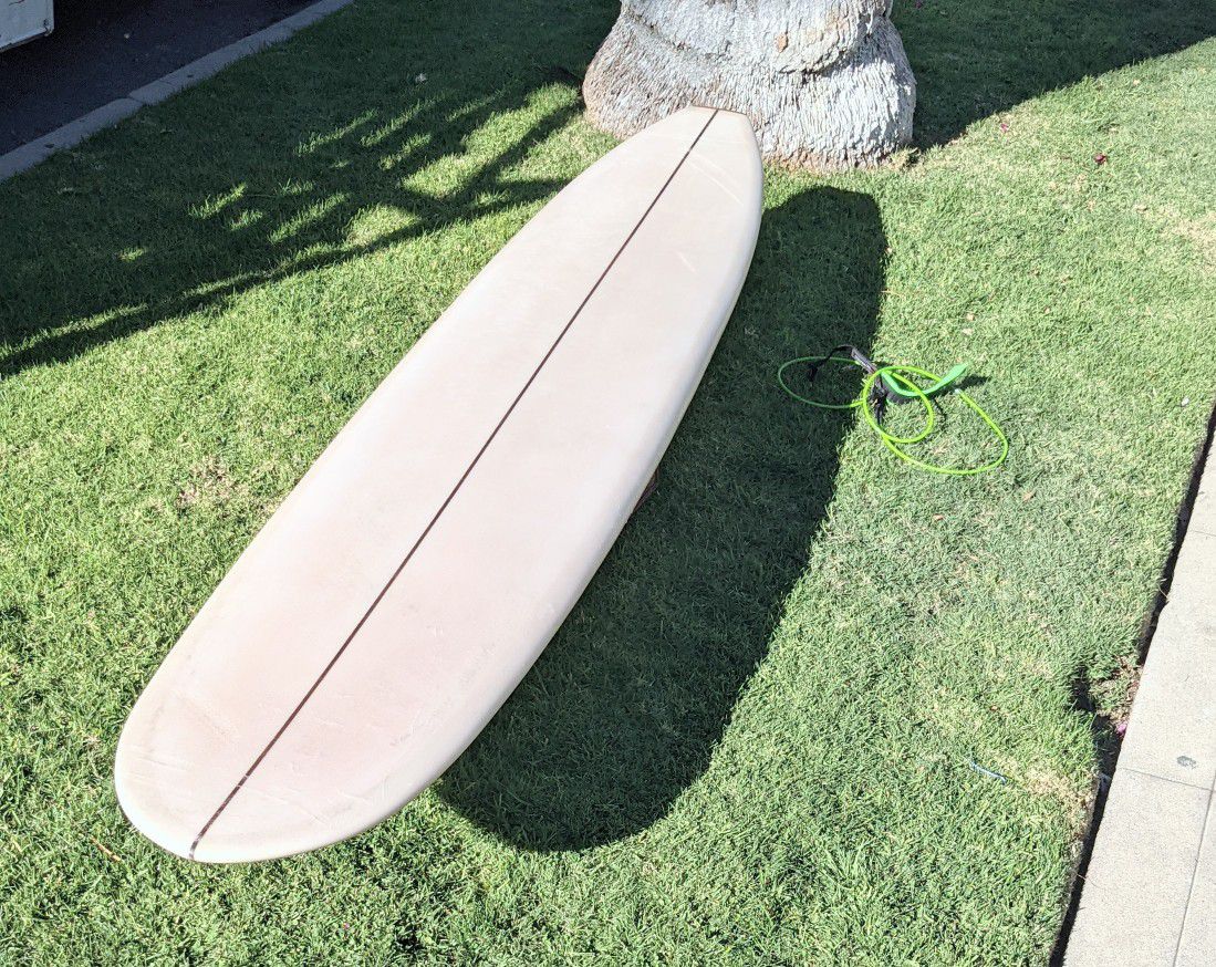 Single Fin 9'8 Surfboard Longboard Noserider Log