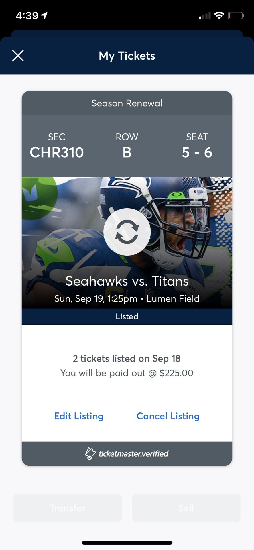 Seahawk Tickets