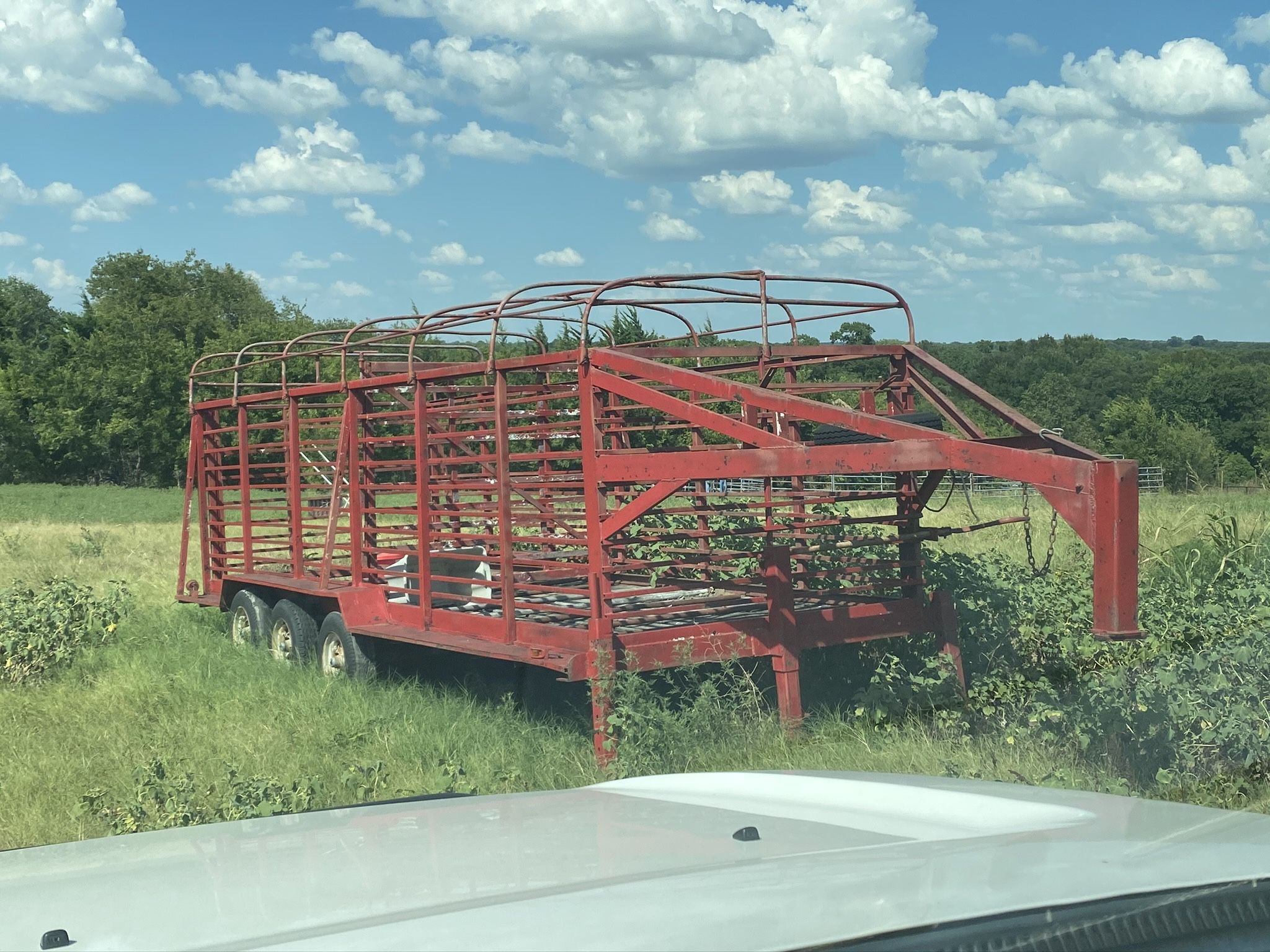 Handmade Cattle Gooseneck Trailer