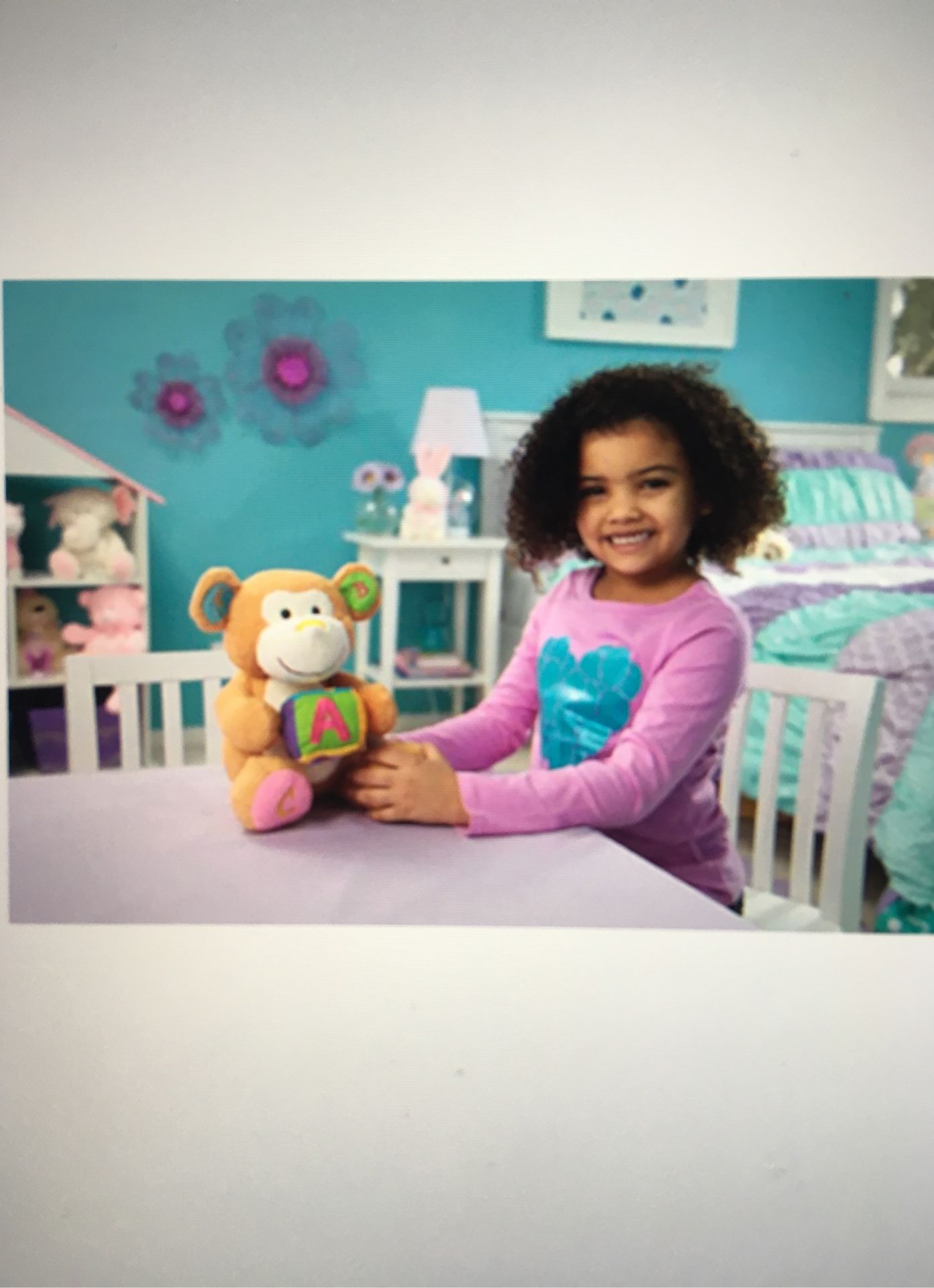 Brand new Alphabet Charlie -Animated Singing Monkey Stuffed Animal plus toy 11”