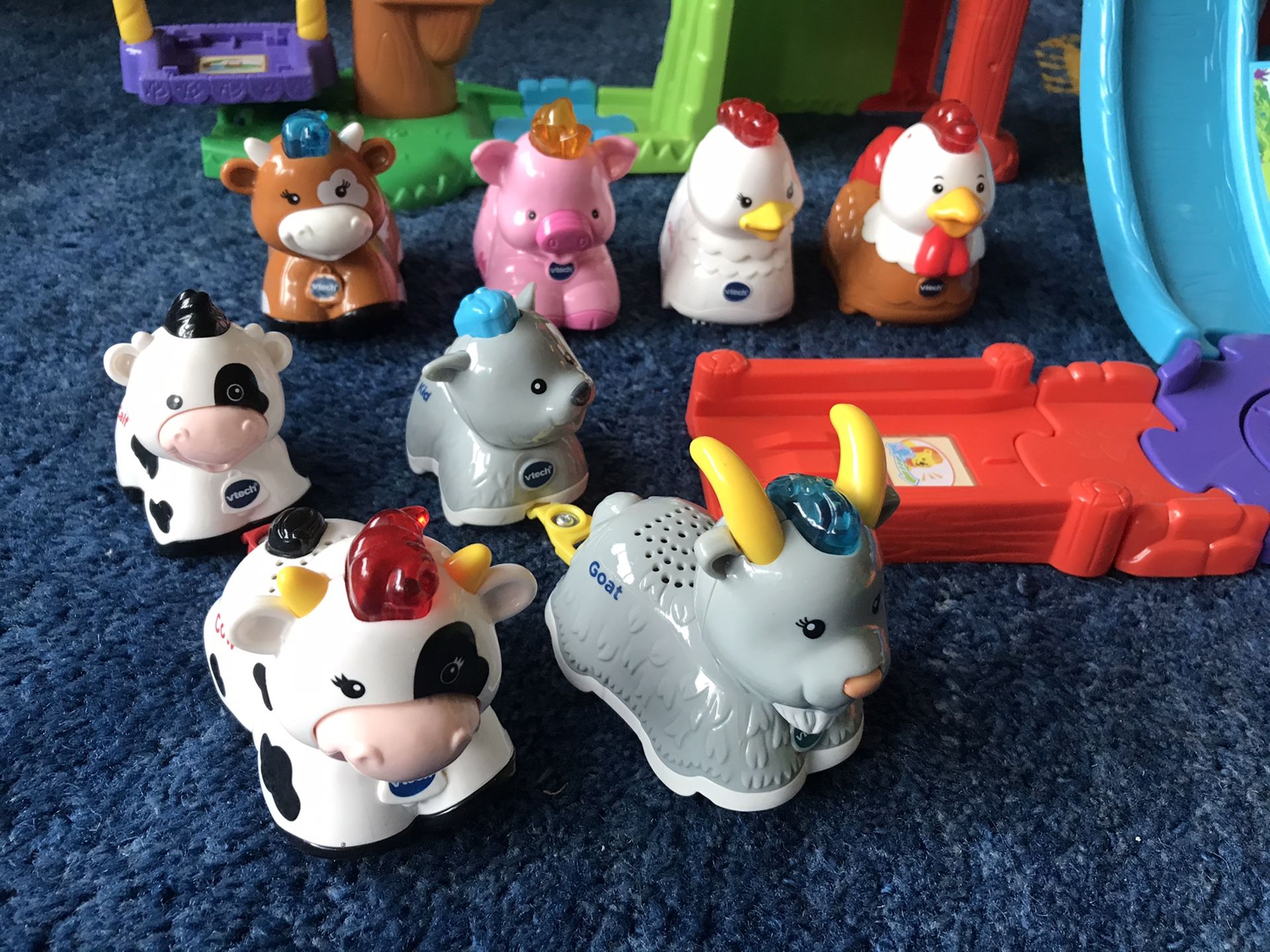 VTech VTech Go! Go! Smart Animals Grow and Learn Farm Playset plus two ...