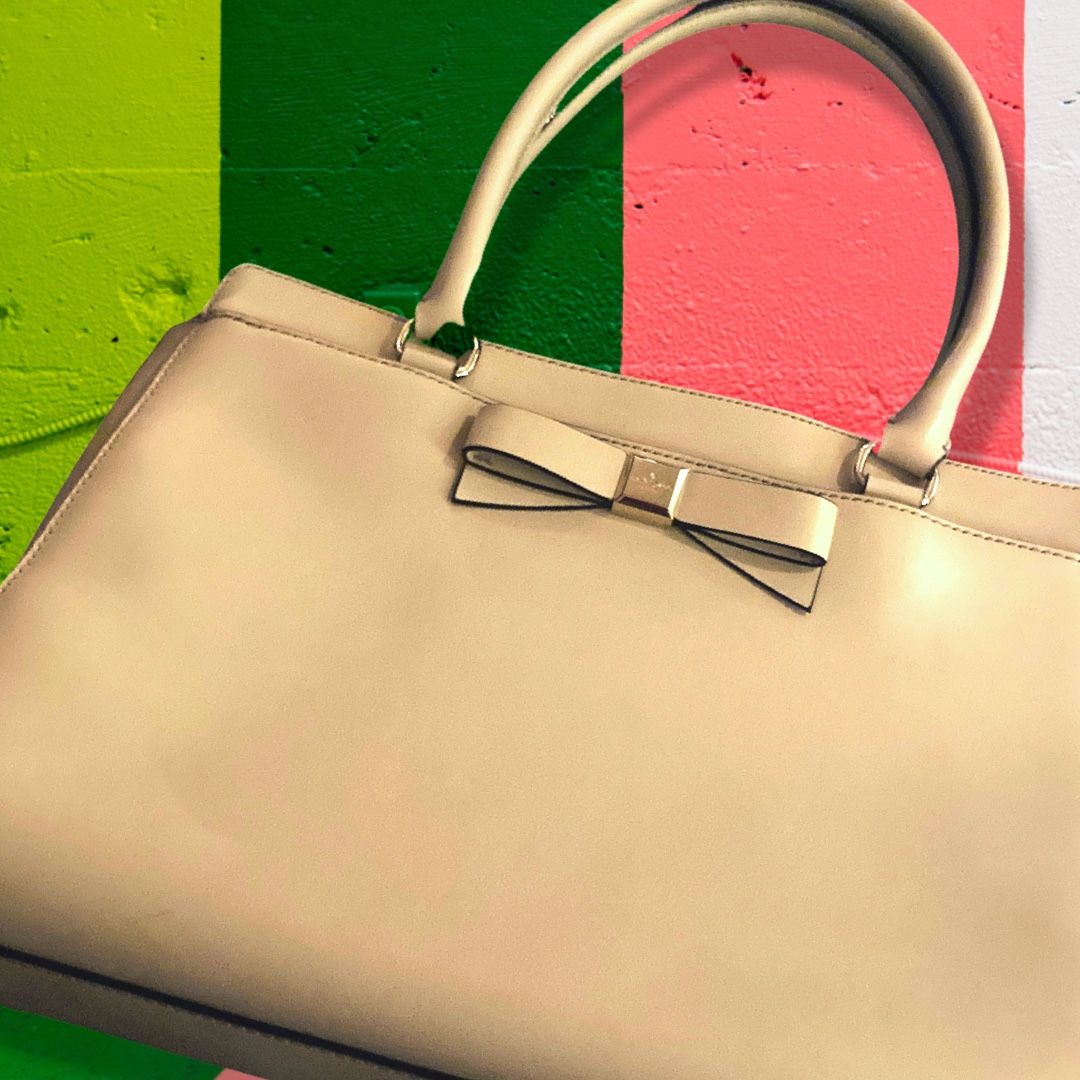 Kate spade New York Montford Park Smooth Jovi Satchel In "A perfect Beige" (NWOT)