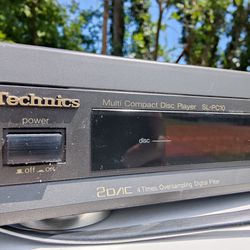 Vintage 5 Disc CD Player Changer Technics SL-PC10 Thumbnail