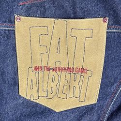 Platinum FUBU Fat Albert and The Junkyard Gang Denim Jacket   Size XL Thumbnail