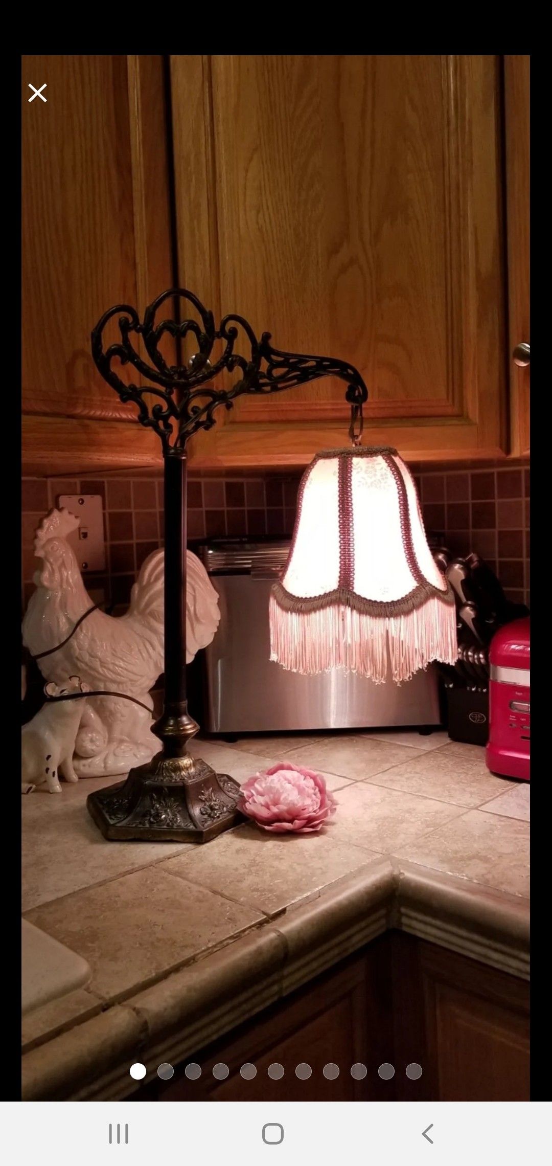 Vintage Victorian Lamp