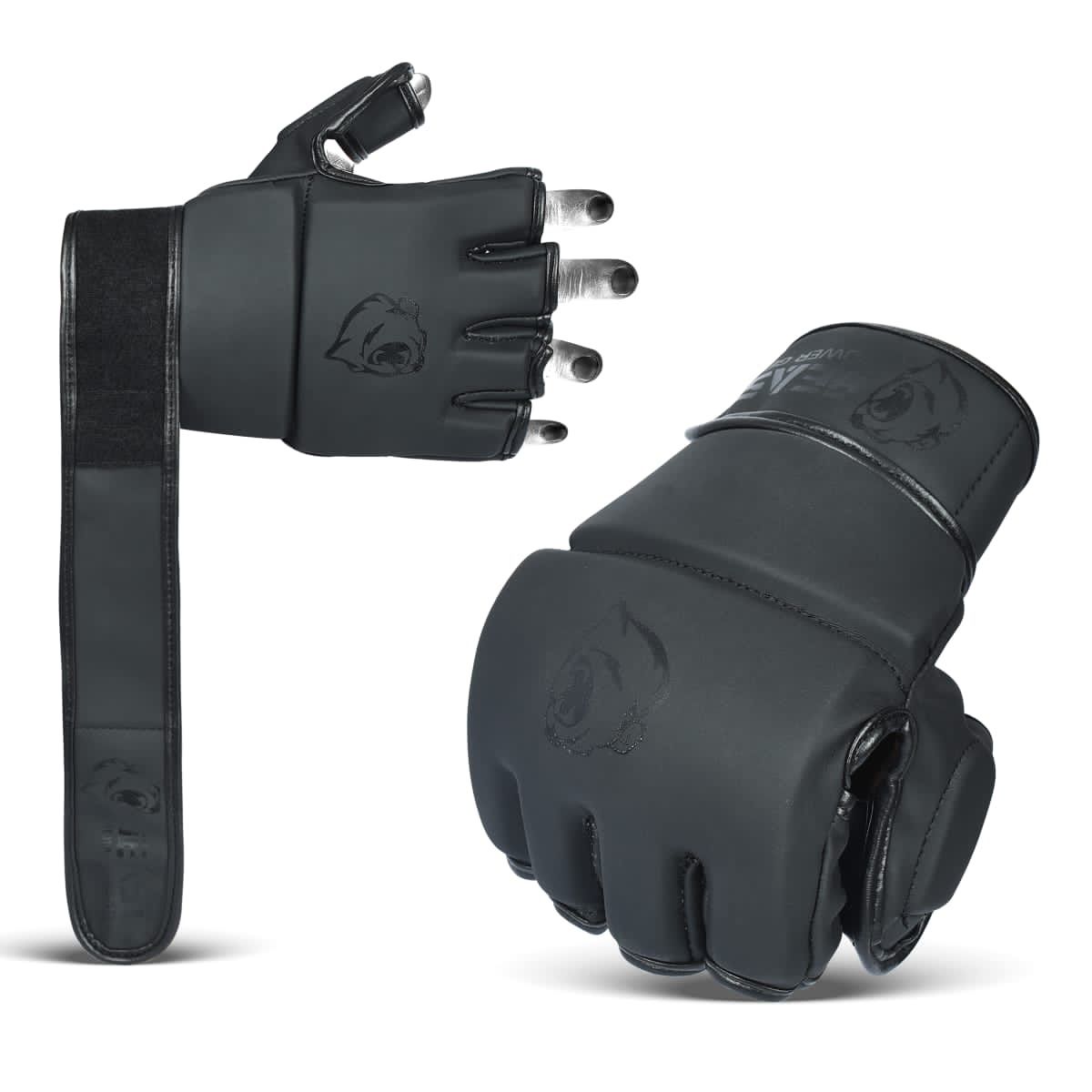 MMA , UFC TRAINING AND FIGHT GLOVES WITH THUMB PROTECTION