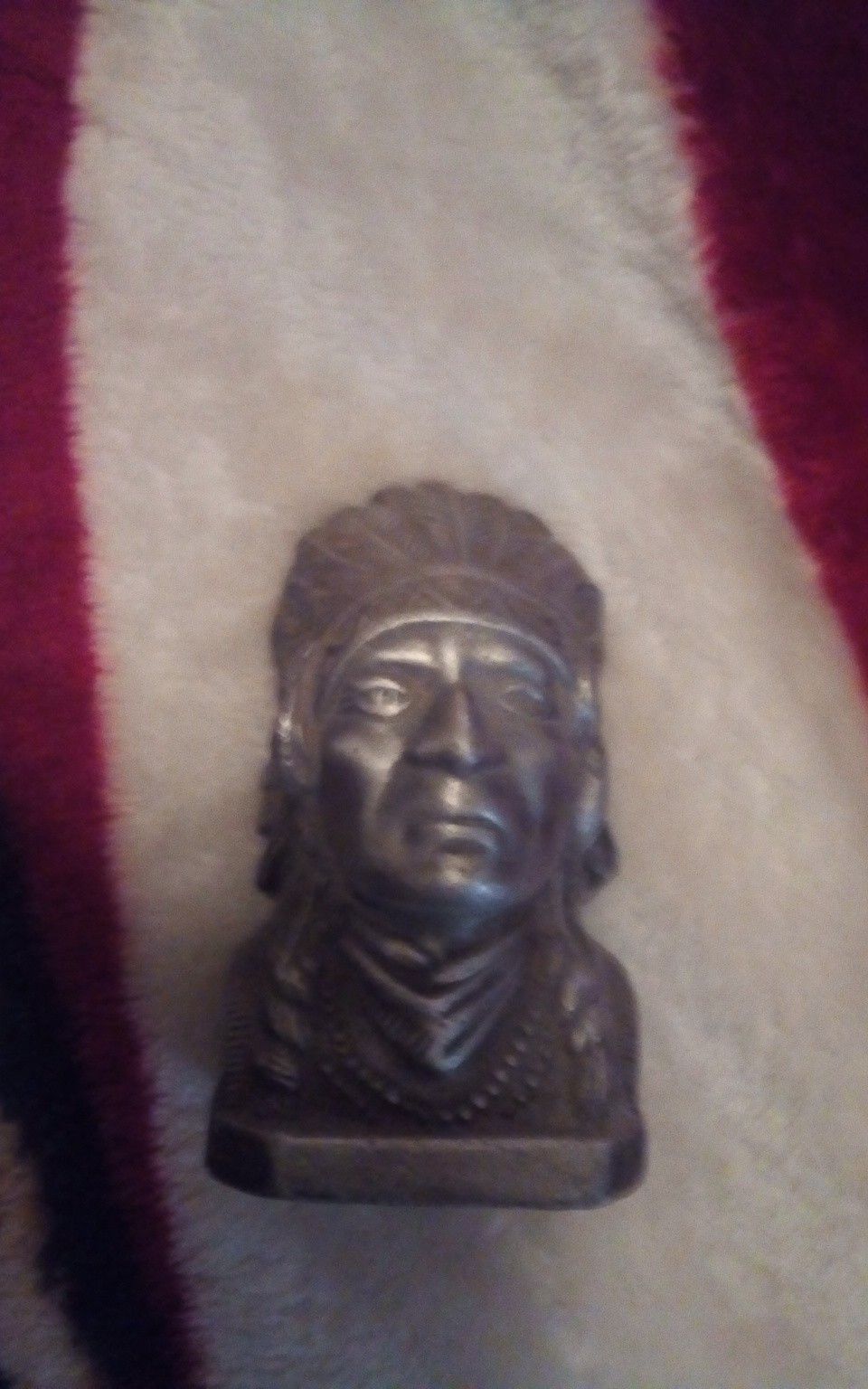 Indian motorcycle bank metal 3x5 inches