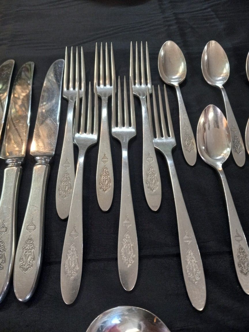 Vintage Silverware Set